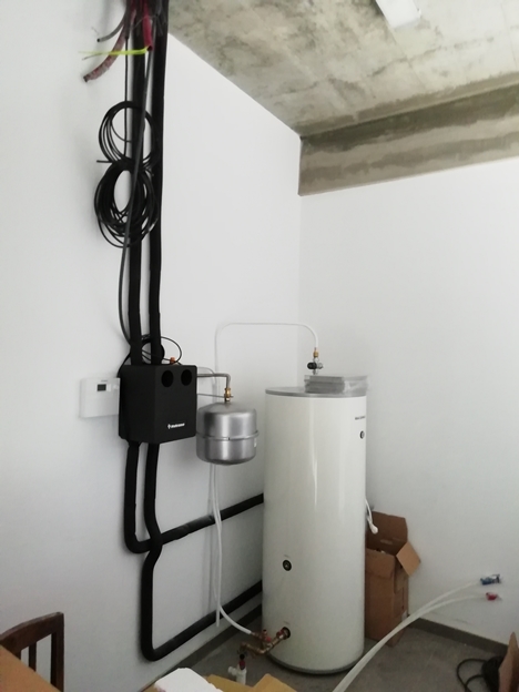 Instalação Solar Térmico Pressurizado