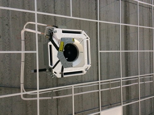 Instalação VRF – Unidade Interior Cassete 4 Vias