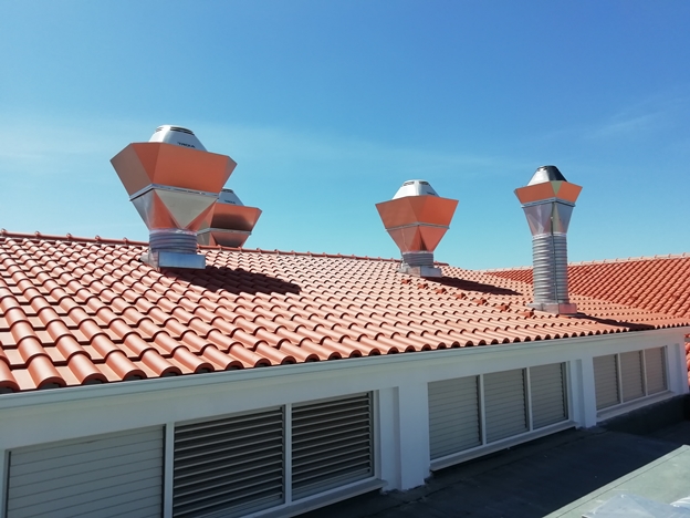 Instalação Ventiladores Hottes de Cobertura