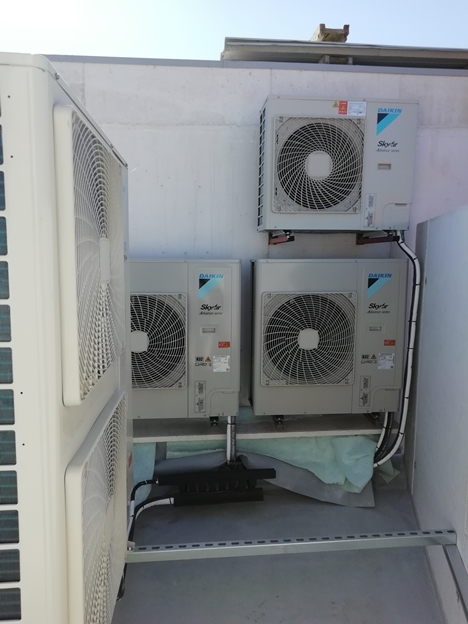 Instalação ACs -Unidades Exteriores